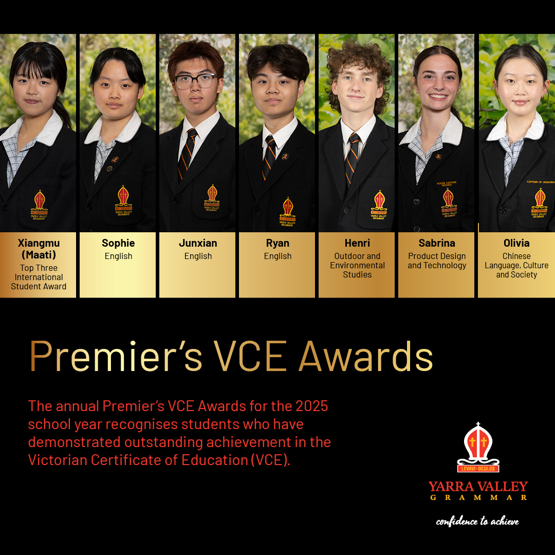 Yarra Valley Grammar Students Win Top VCE Honours