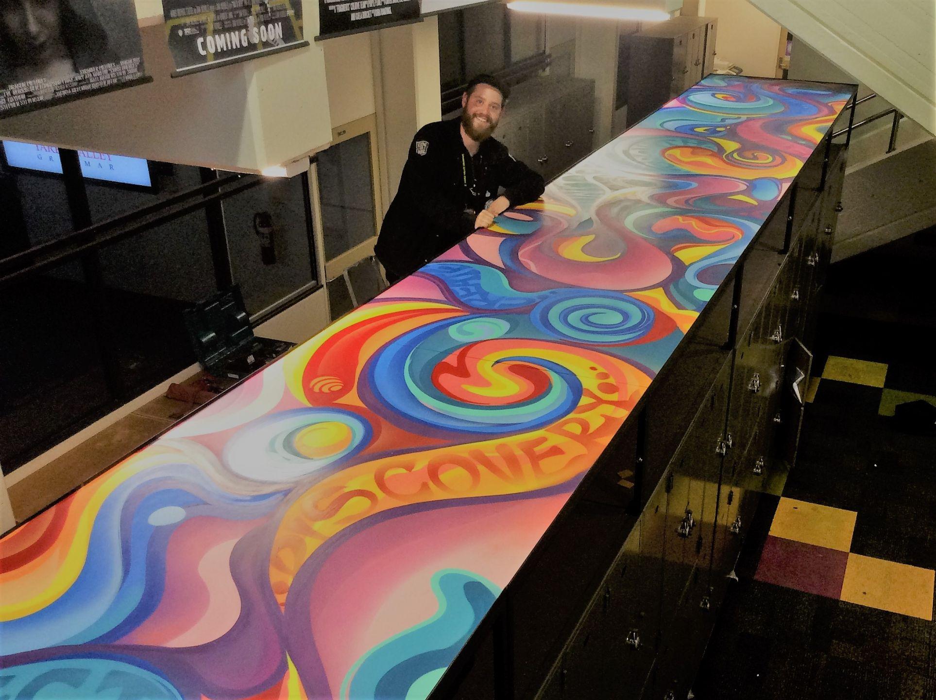 Copy of Ruskidd at Installation of Artwork