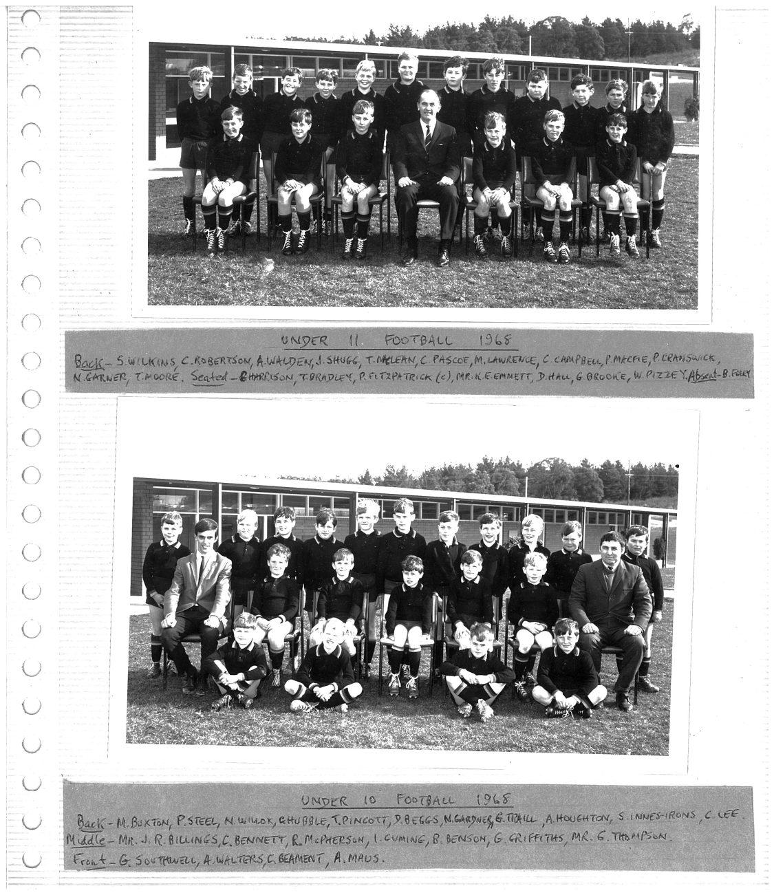 1975 u11 Football 1968
