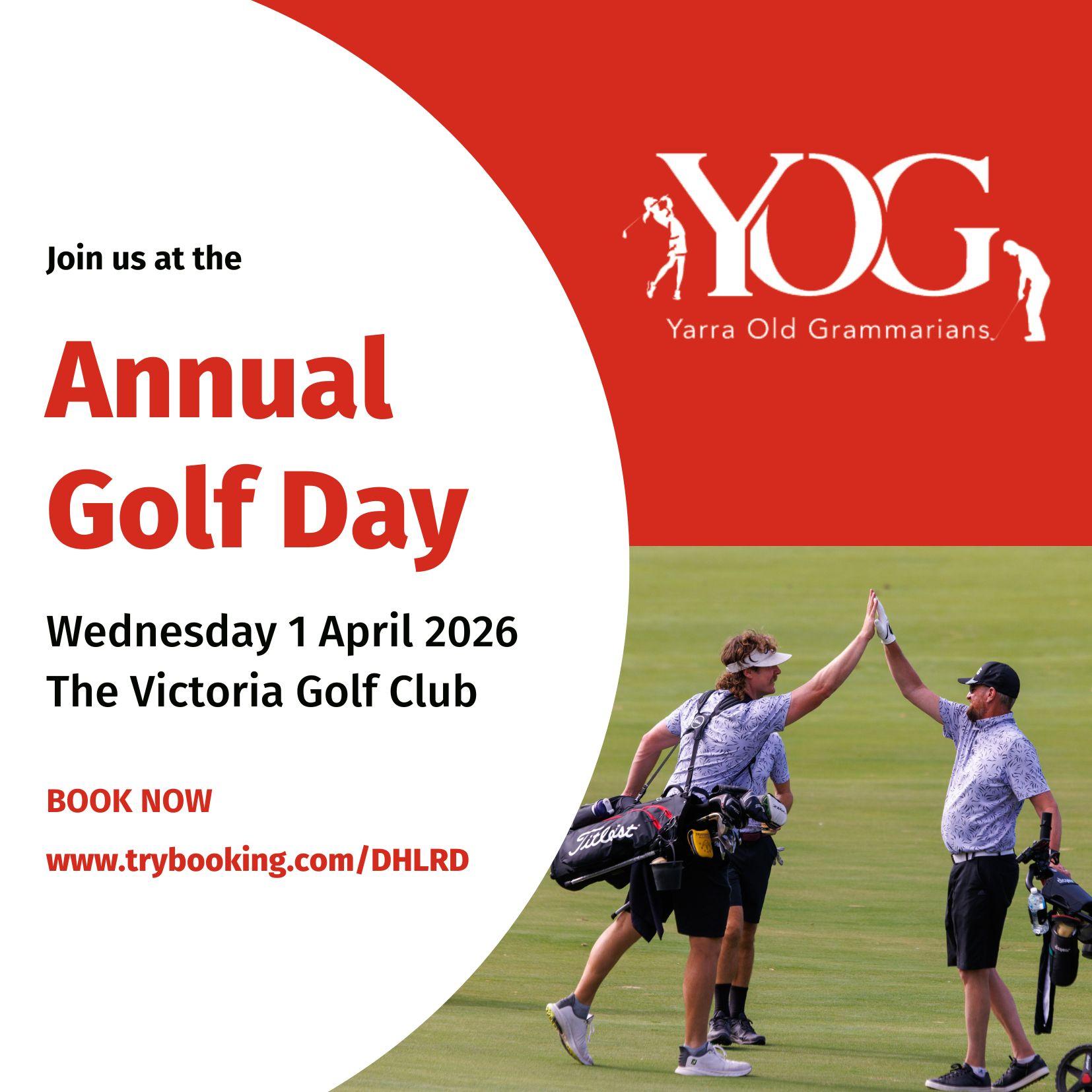 YOG Golf Day 2026 Invitation