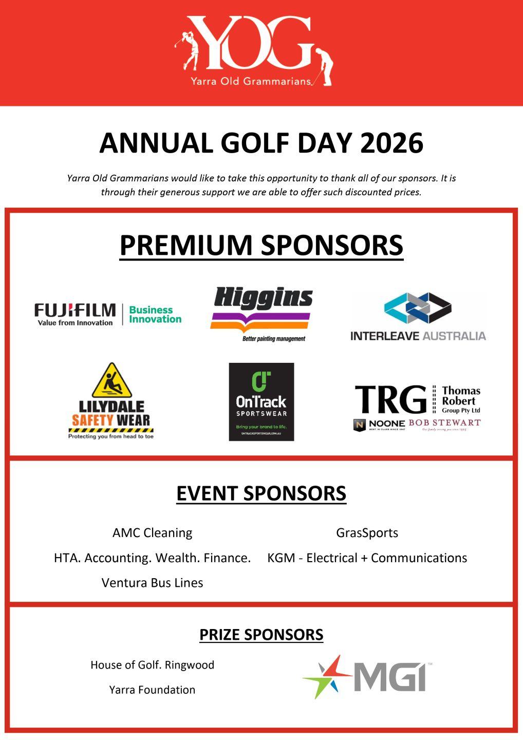 Sponsor Page 2026 March